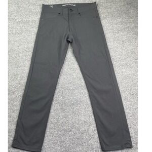 Western Rise AT Pant‎ Mens 30x30 Gray Performance Stretch Travel Trousers